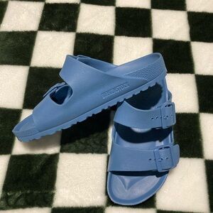 Sky blue Birkenstock Arizona Essentials